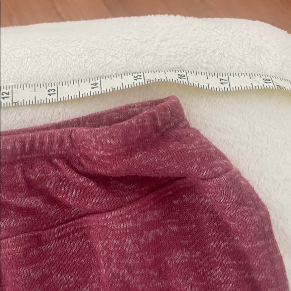 Bobeau Maroon Knit Lounge Pants - Picture 5 of 9